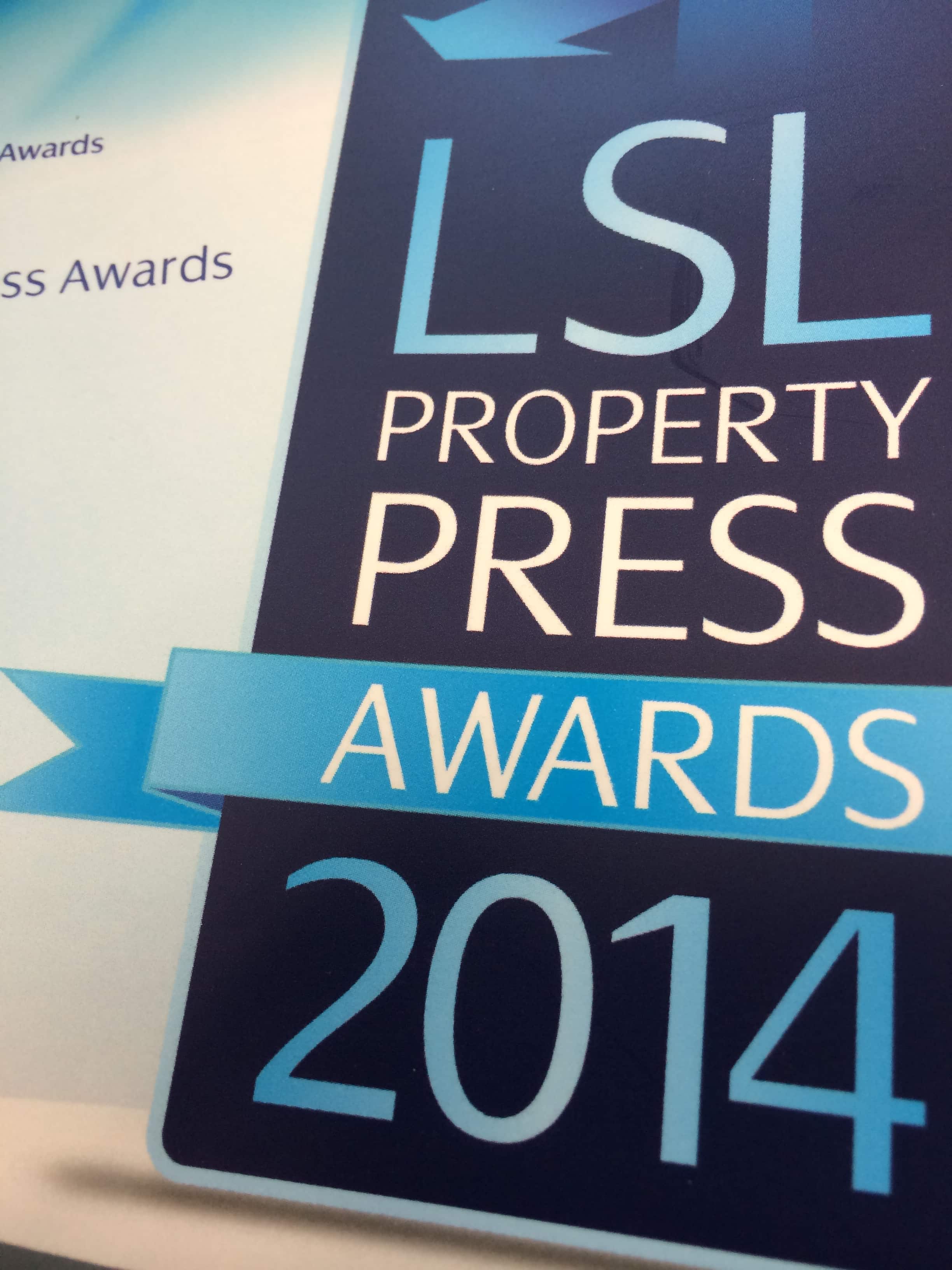 LSL Property Press Awards 2014